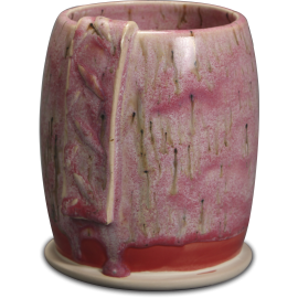 SW-177 Raspberry Over SW-155 Shipwreck Stoneware Combination